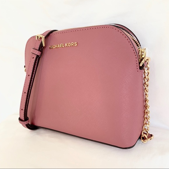 NWT authentic MK leather Cindy Dome crossbody - Picture 3 of 5